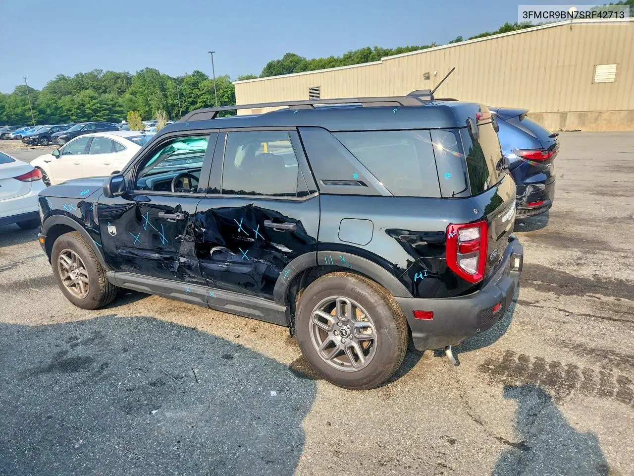 2025 Ford Bronco Sport Big Bend VIN: 3FMCR9BN7SRF42713 Lot: 58461606