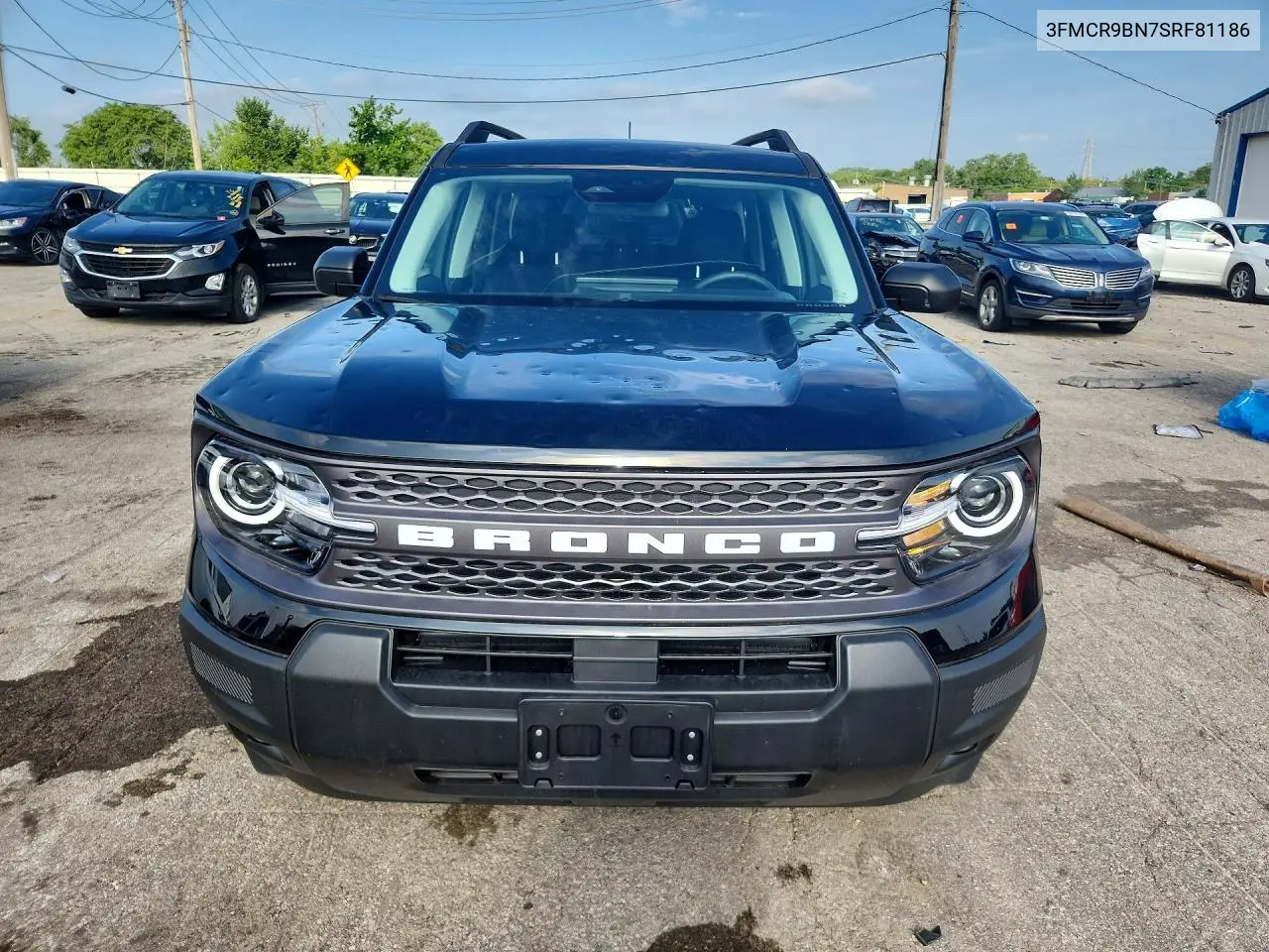 2025 Ford Bronco Sport Big Bend VIN: 3FMCR9BN7SRF81186 Lot: 60078516