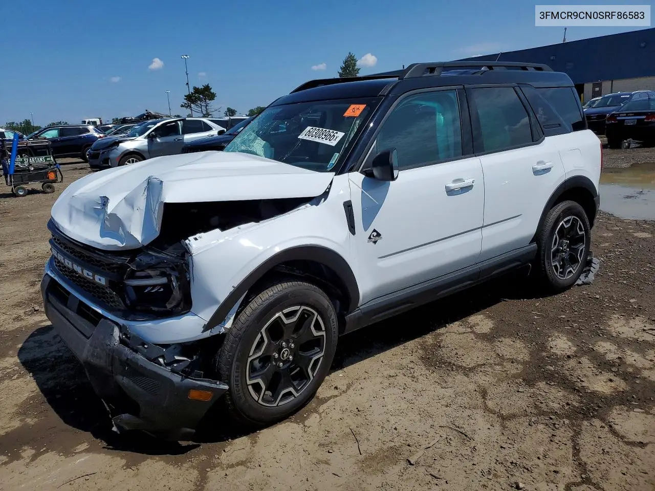 2025 Ford Bronco Sport Outer Banks VIN: 3FMCR9CN0SRF86583 Lot: 60308966