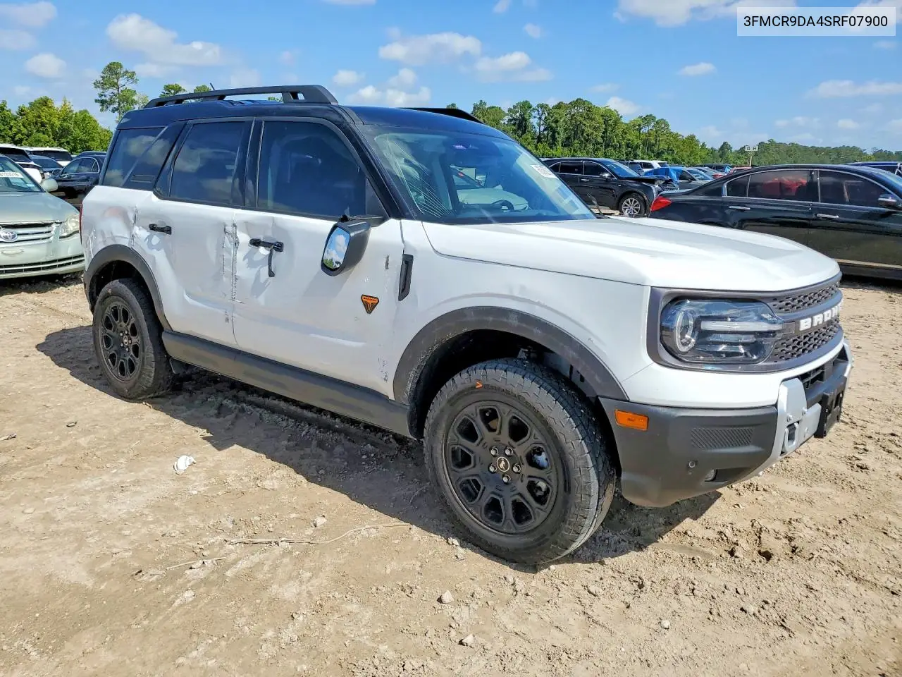 2025 Ford Bronco Sport Badlands VIN: 3FMCR9DA4SRF07900 Lot: 60362016