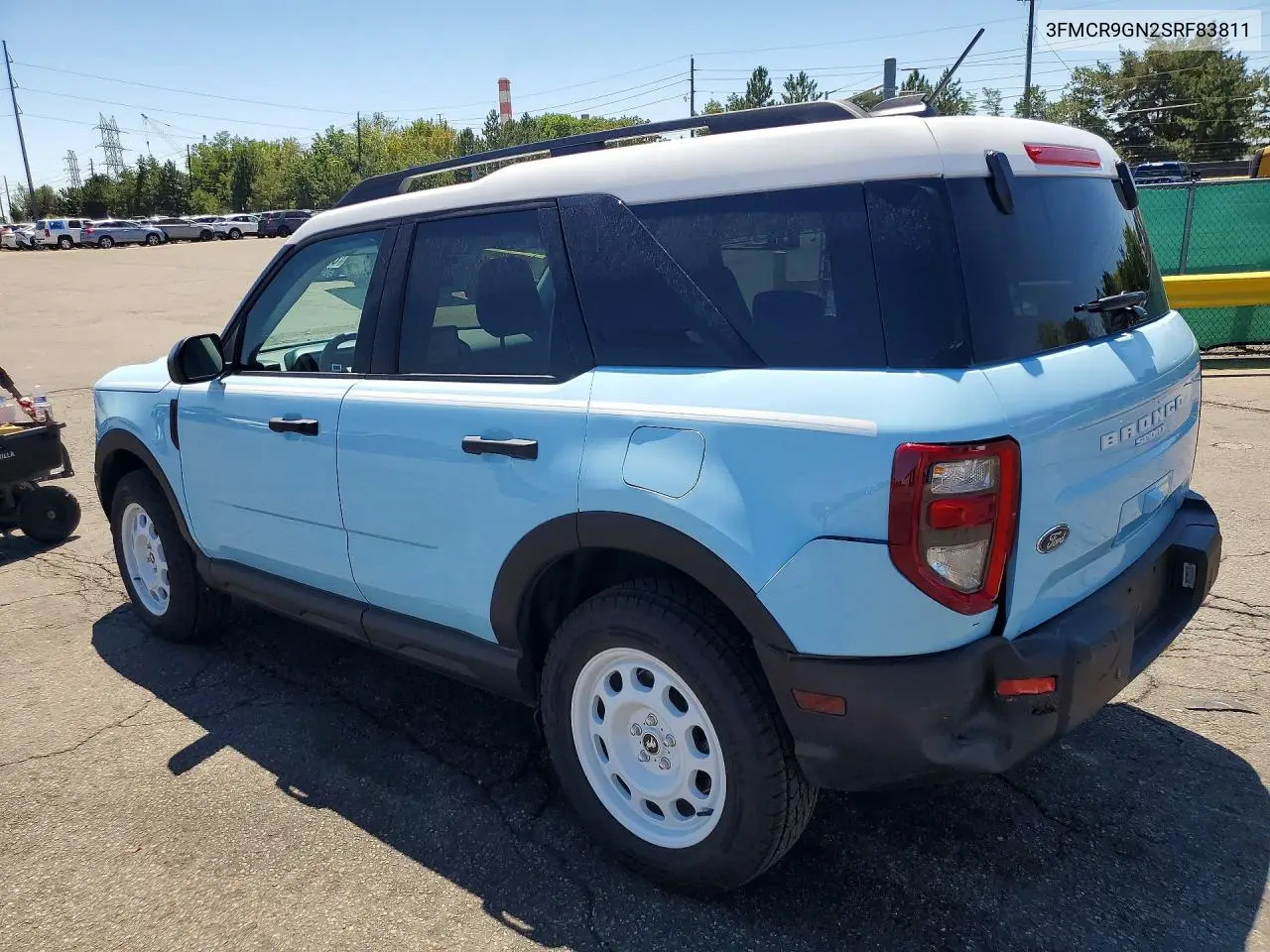 2025 Ford Bronco Sport Heritage VIN: 3FMCR9GN2SRF83811 Lot: 60416796