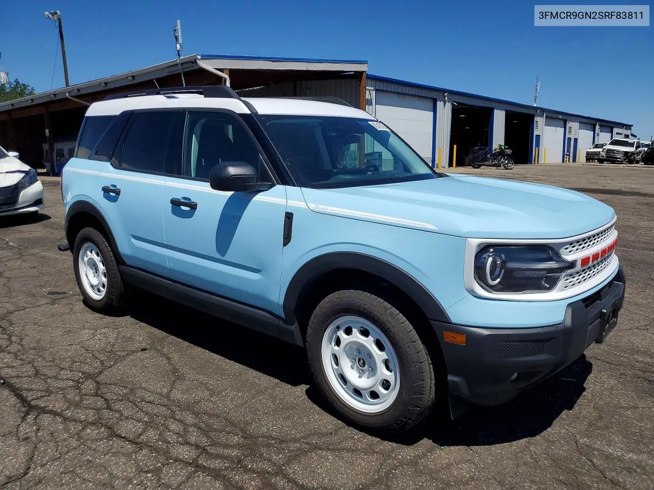 2025 Ford Bronco Sport Heritage VIN: 3FMCR9GN2SRF83811 Lot: 60416796