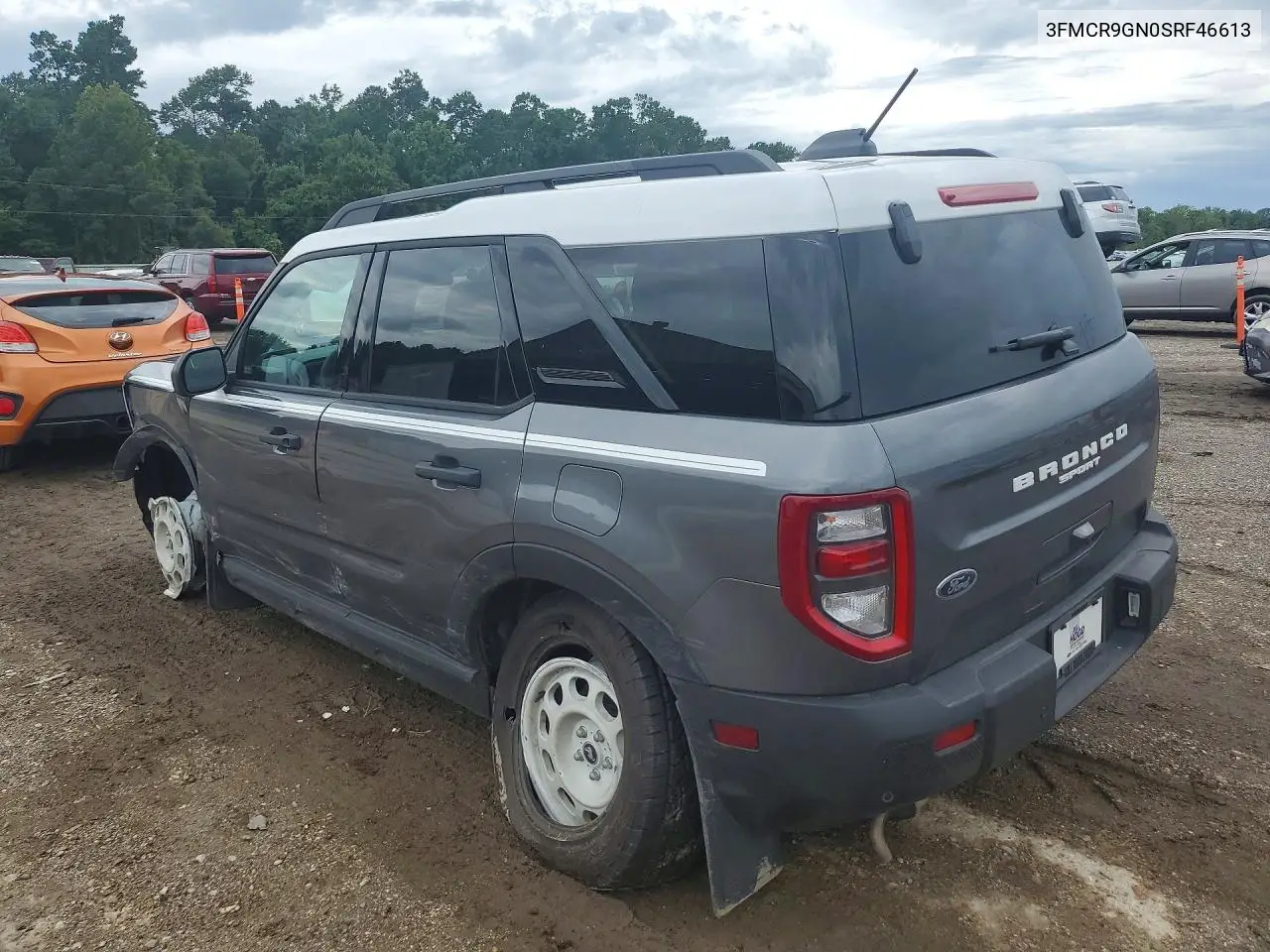 2025 Ford Bronco Sport Heritage VIN: 3FMCR9GN0SRF46613 Lot: 61017706