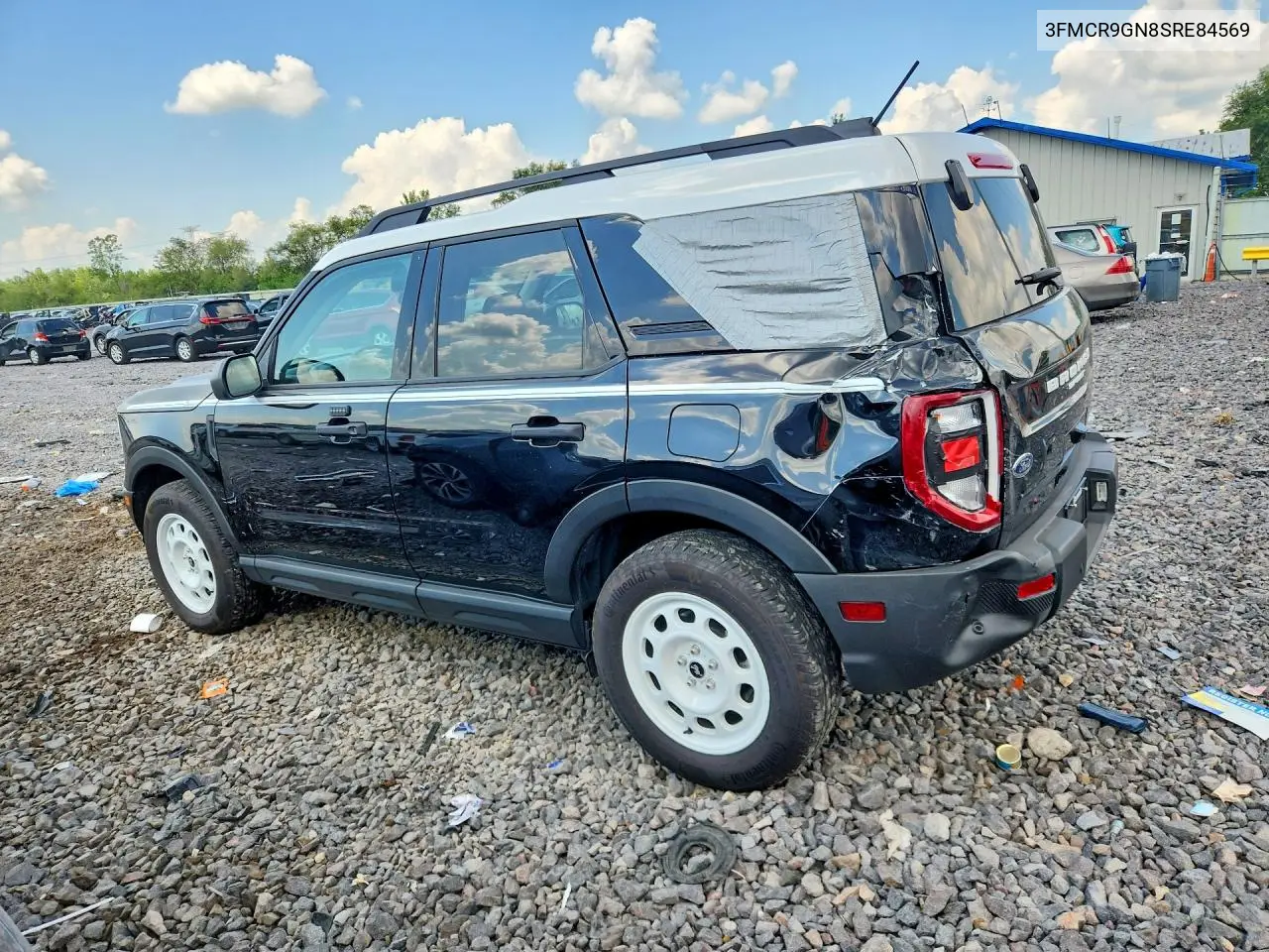 2025 Ford Bronco Sport Heritage VIN: 3FMCR9GN8SRE84569 Lot: 61213626