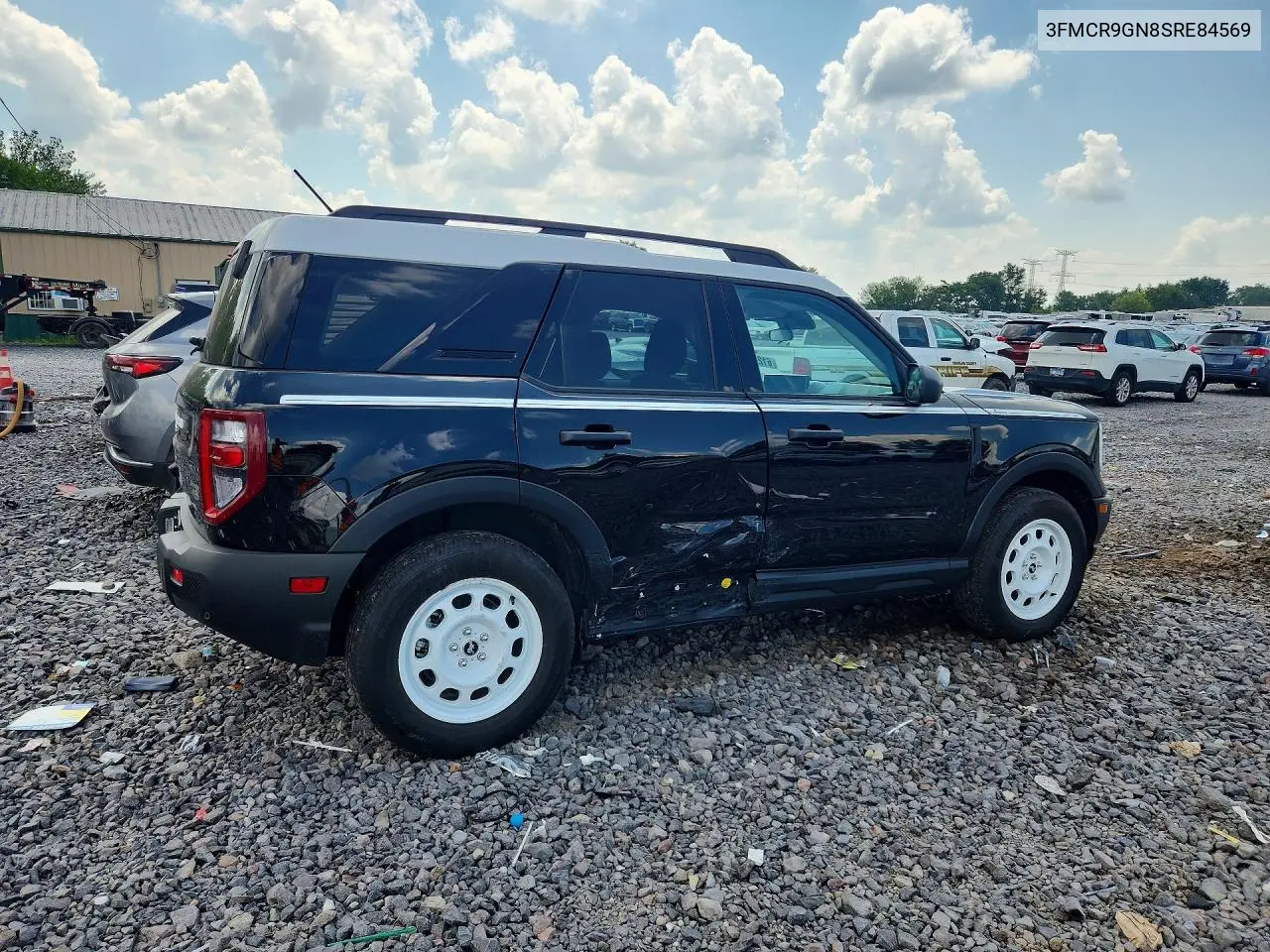 2025 Ford Bronco Sport Heritage VIN: 3FMCR9GN8SRE84569 Lot: 61213626