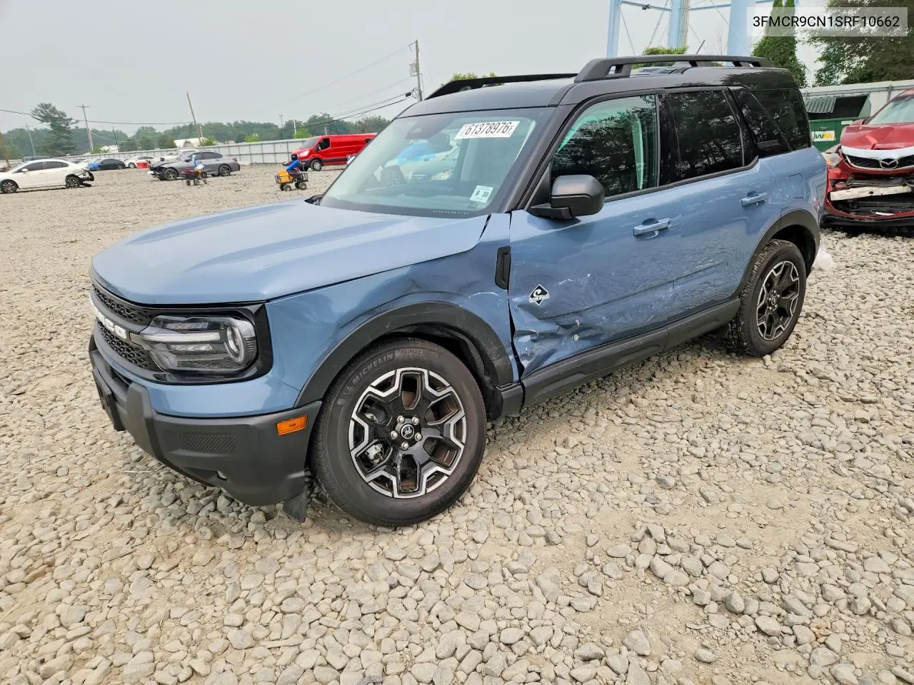 2025 Ford Bronco Sport Outer Banks VIN: 3FMCR9CN1SRF10662 Lot: 61378976