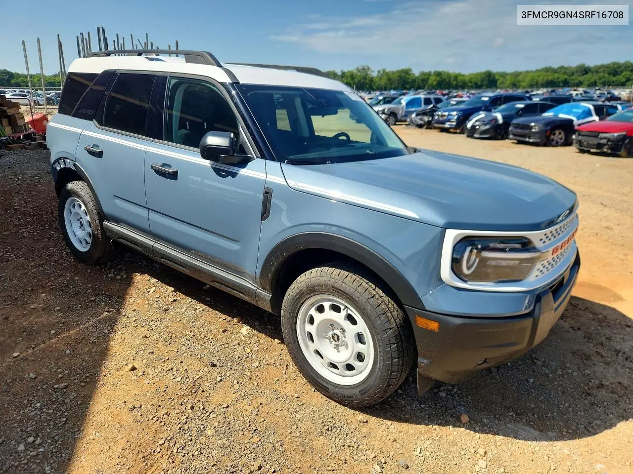 2025 Ford Bronco Sport Heritage VIN: 3FMCR9GN4SRF16708 Lot: 61627236
