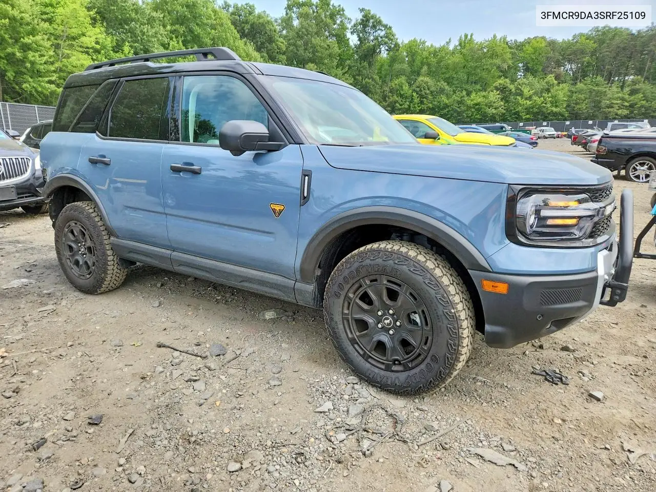 2025 Ford Bronco Sport Badlands VIN: 3FMCR9DA3SRF25109 Lot: 61659126