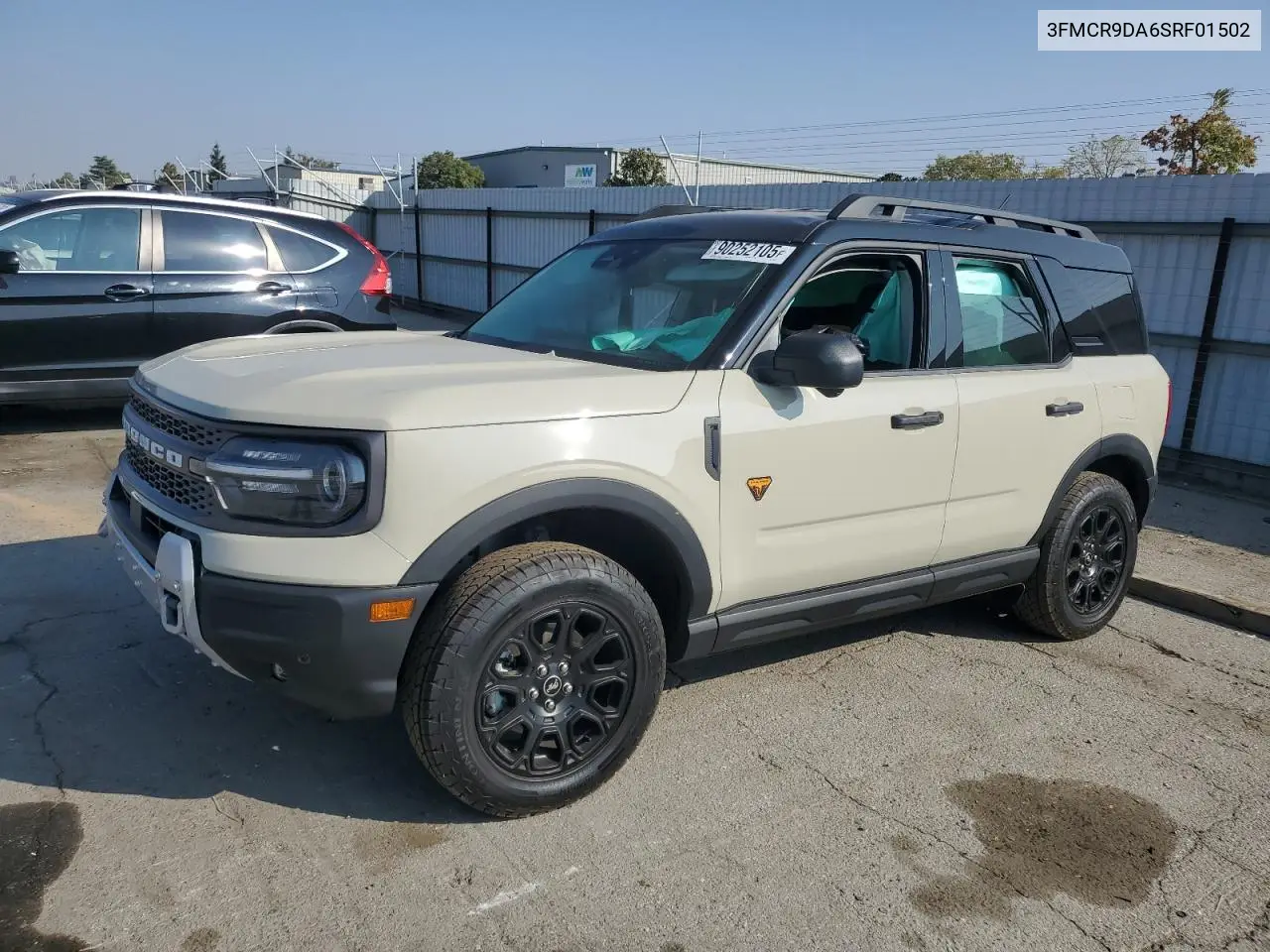3FMCR9DA6SRF01502 2025 Ford Bronco Sport Badlands