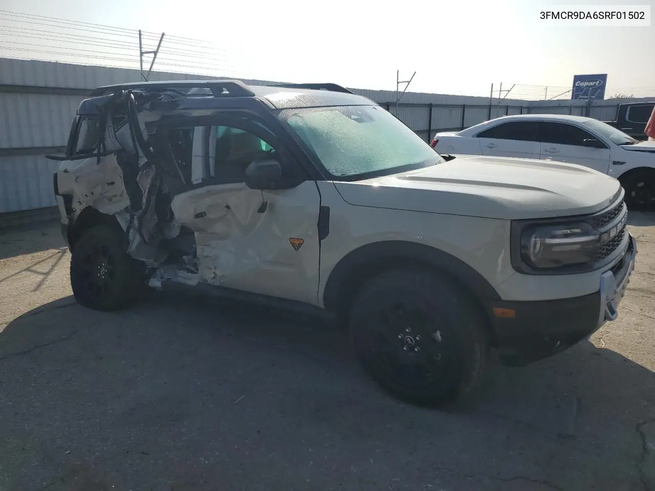 3FMCR9DA6SRF01502 2025 Ford Bronco Sport Badlands