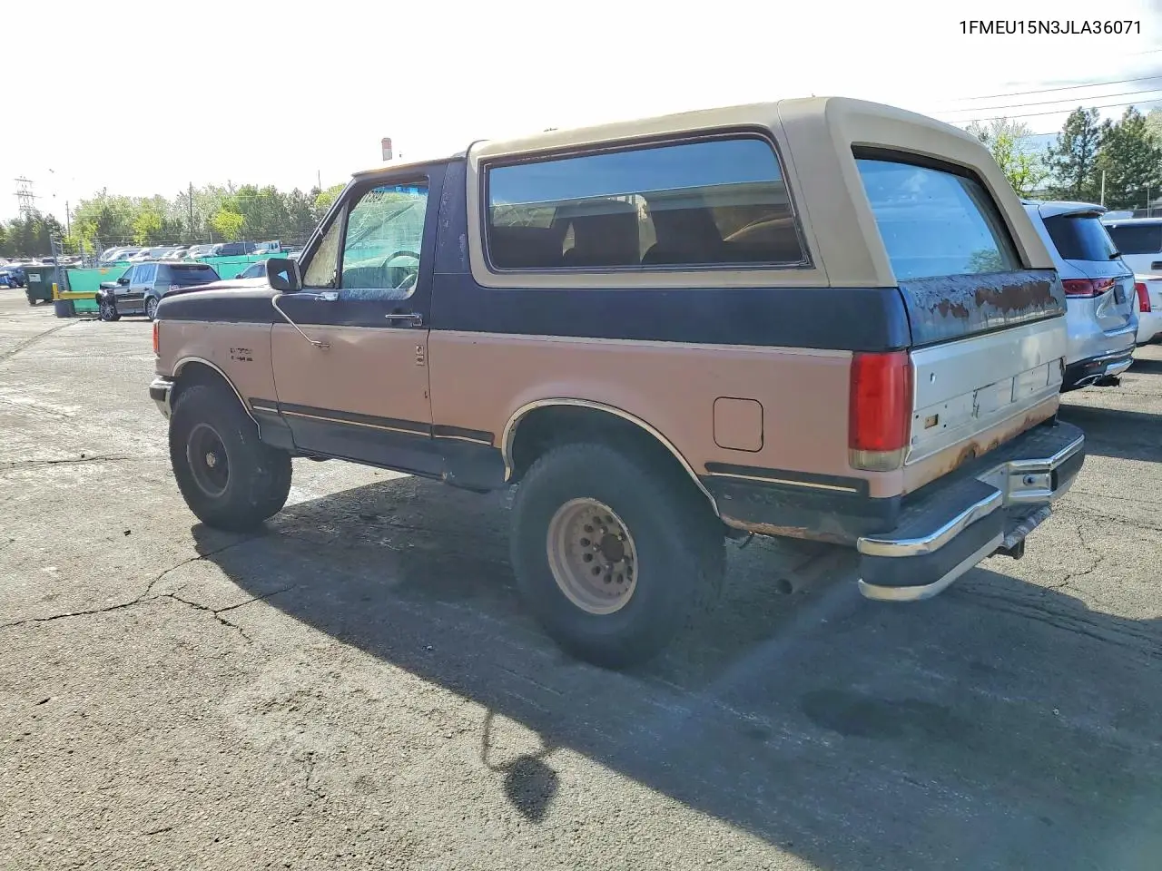 1988 Ford Bronco U100 VIN: 1FMEU15N3JLA36071 Lot: 49831746