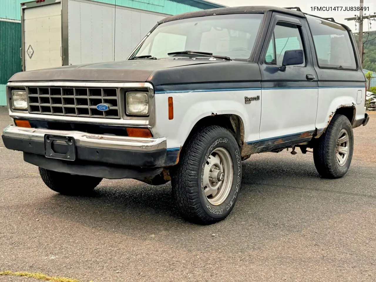 1988 Ford Bronco Ii VIN: 1FMCU14T7JU838491 Lot: 62281716