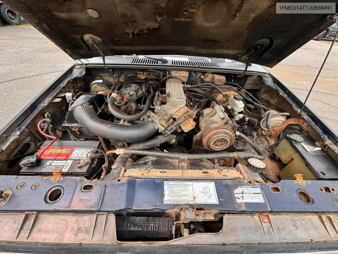 1988 Ford Bronco Ii VIN: 1FMCU14T7JU838491 Lot: 62281716