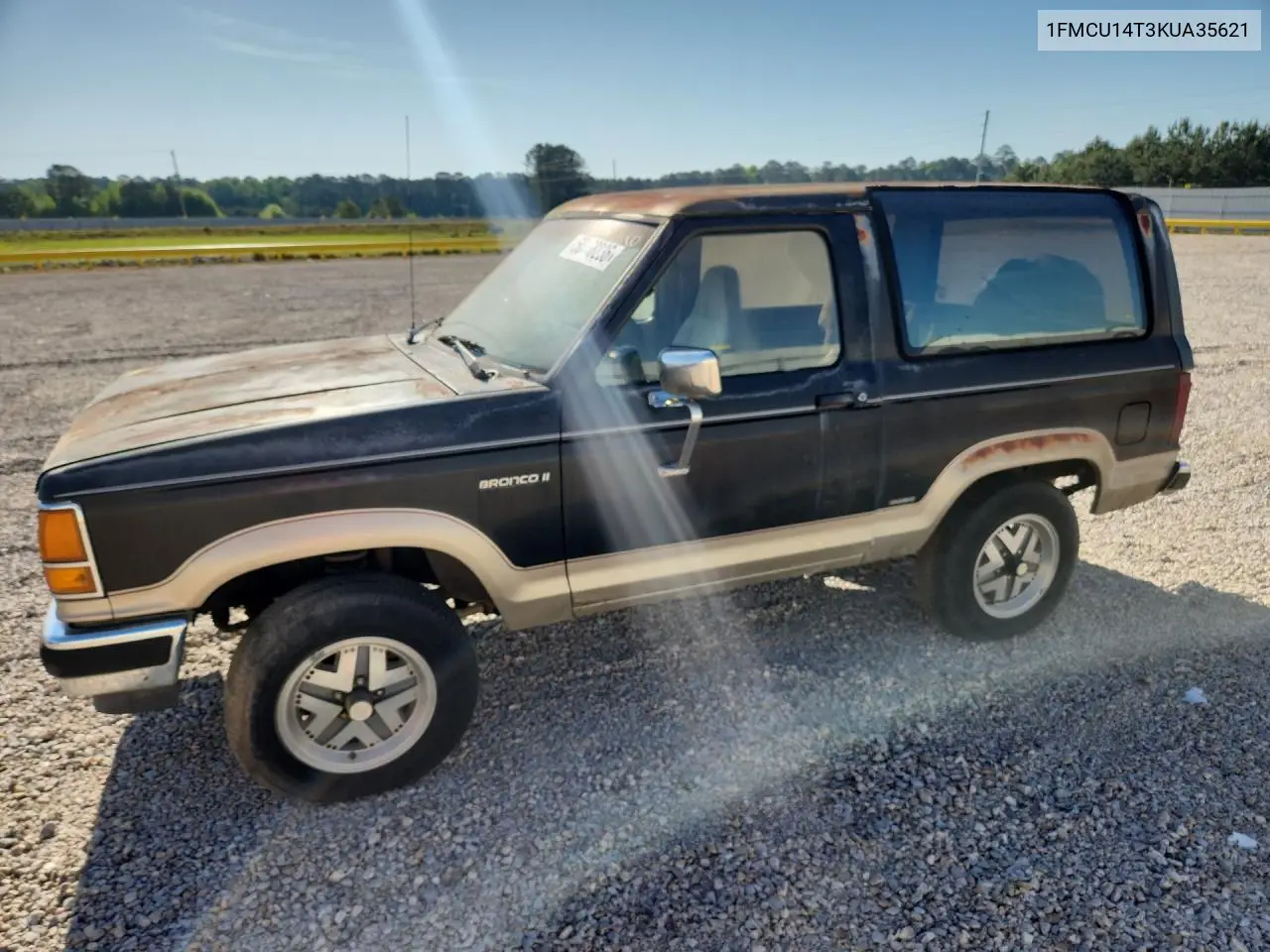 1989 Ford Bronco Ii VIN: 1FMCU14T3KUA35621 Lot: 50368236