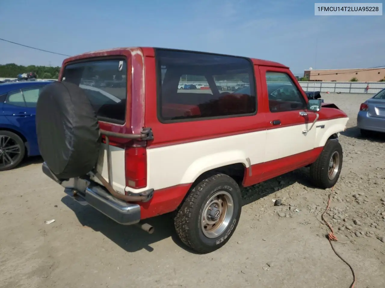 1990 Ford Bronco Ii VIN: 1FMCU14T2LUA95228 Lot: 61226376