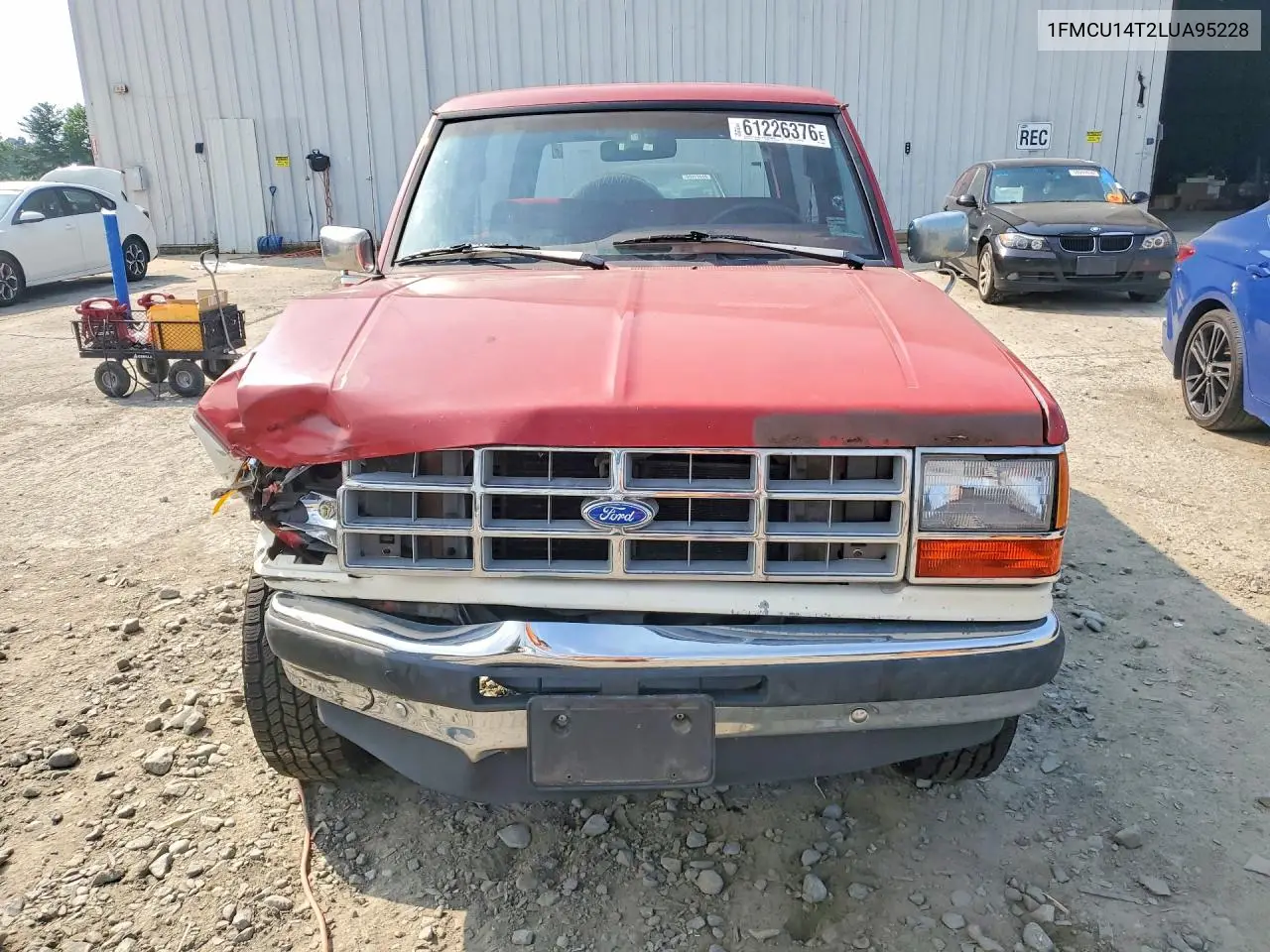 1990 Ford Bronco Ii VIN: 1FMCU14T2LUA95228 Lot: 61226376
