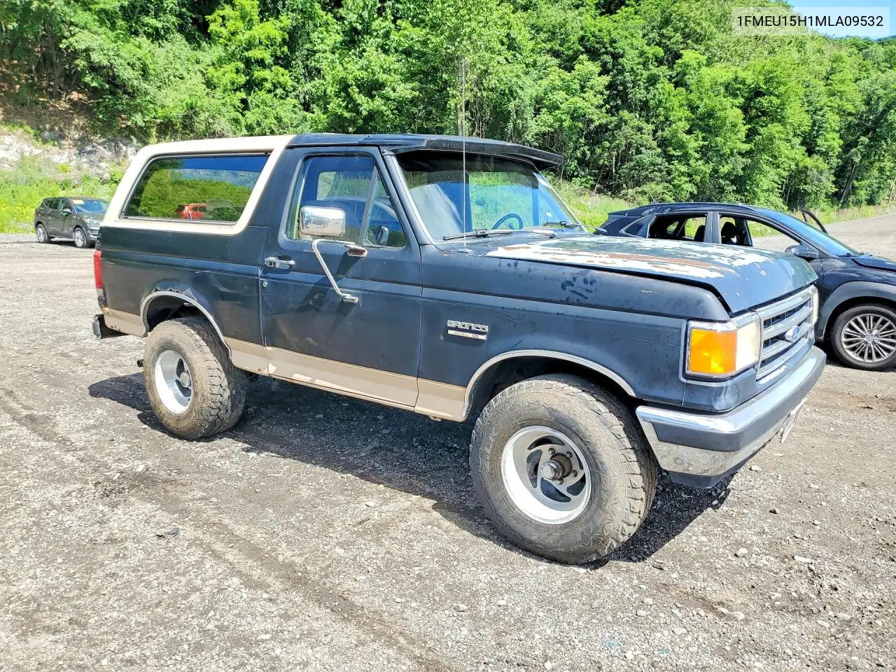 1991 Ford Bronco U100 VIN: 1FMEU15H1MLA09532 Lot: 57314916