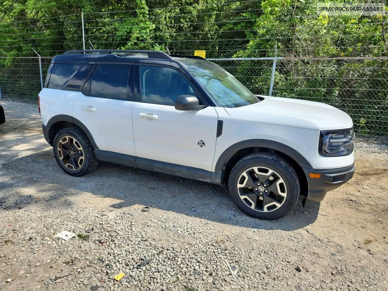 2021 Ford Bronco Sport Outer Banks VIN: 3FMCR9C69MRA61453 Lot: 41632536