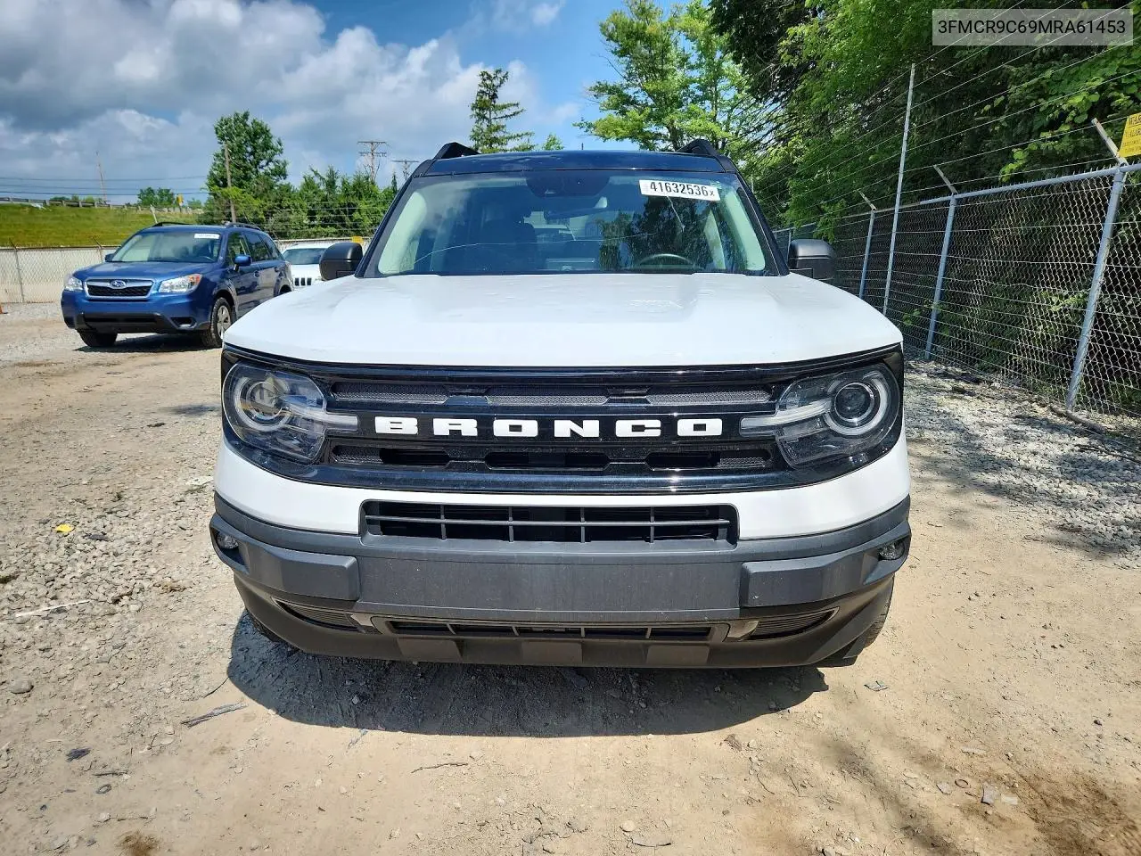 2021 Ford Bronco Sport Outer Banks VIN: 3FMCR9C69MRA61453 Lot: 41632536