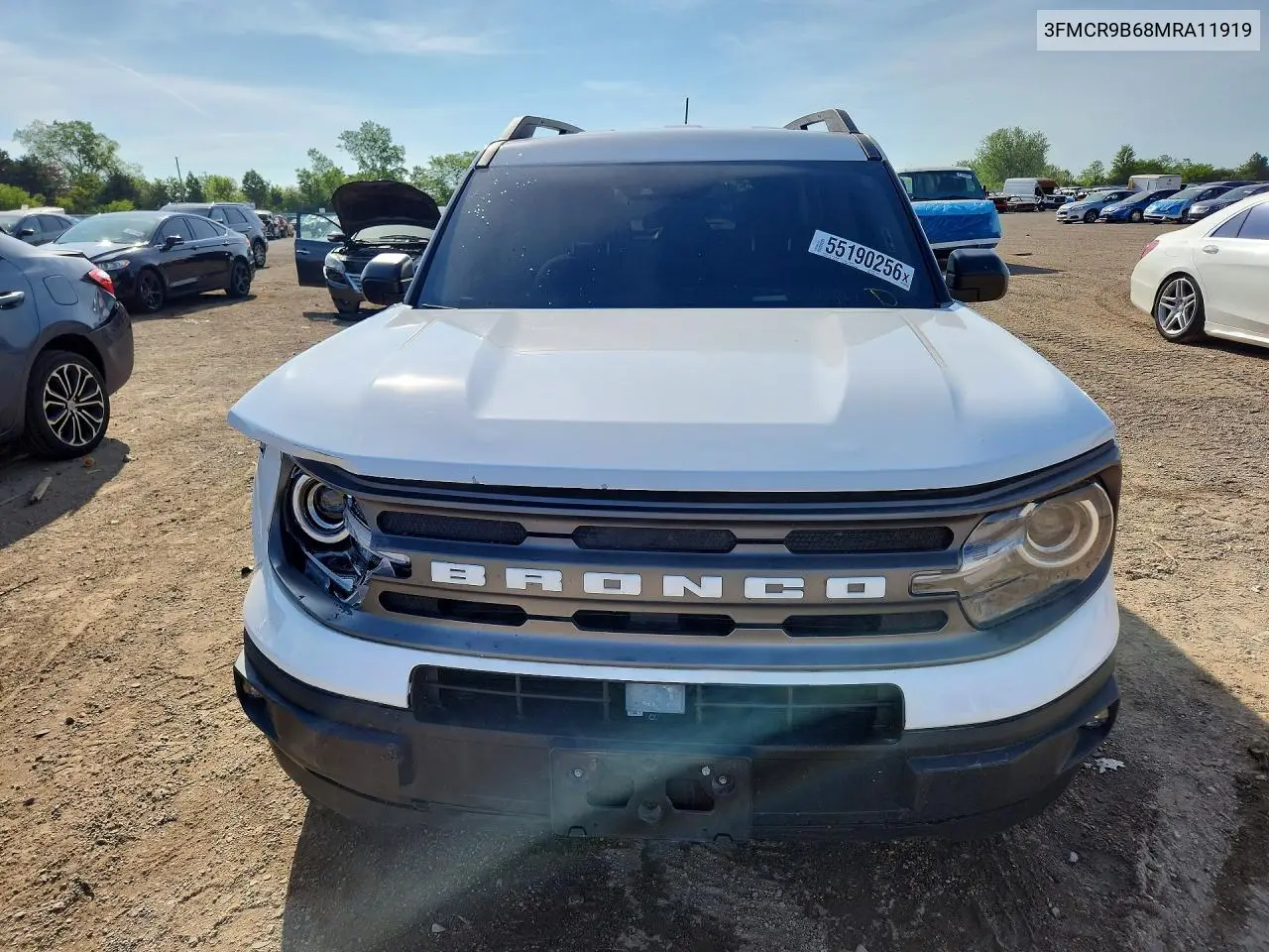 2021 Ford Bronco Sport Big Bend VIN: 3FMCR9B68MRA11919 Lot: 55190256