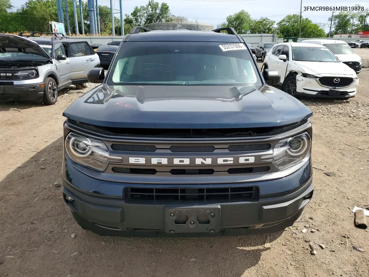 2021 Ford Bronco Sport Big Bend VIN: 3FMCR9B61MRB19878 Lot: 55237006