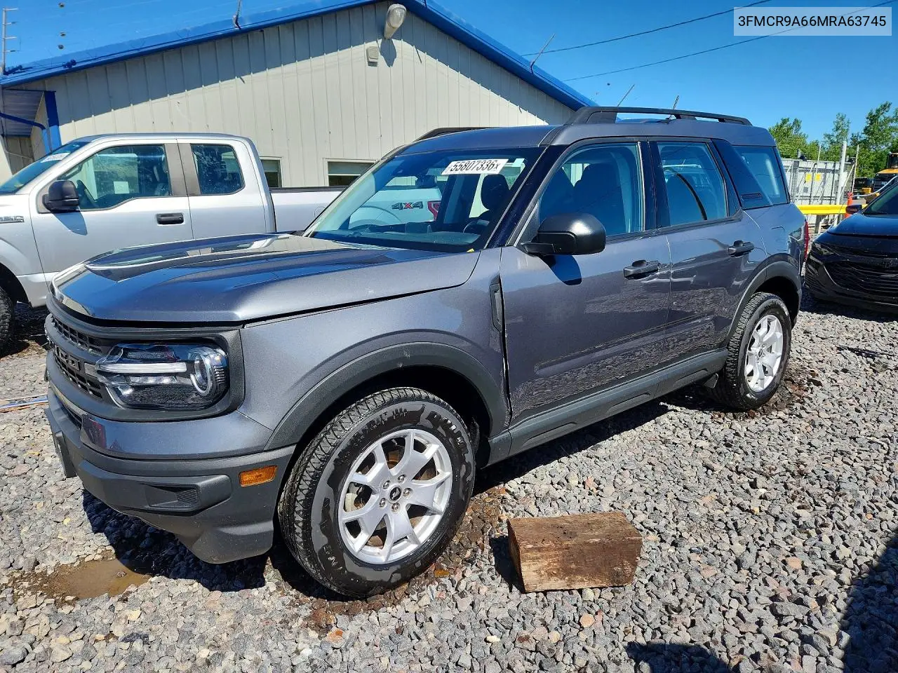 2021 Ford Bronco Sport VIN: 3FMCR9A66MRA63745 Lot: 55807336