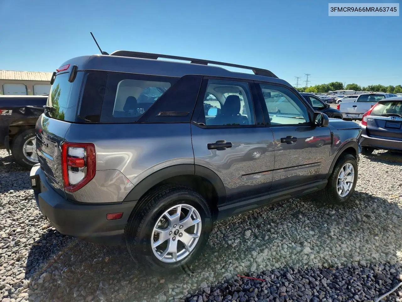 2021 Ford Bronco Sport VIN: 3FMCR9A66MRA63745 Lot: 55807336