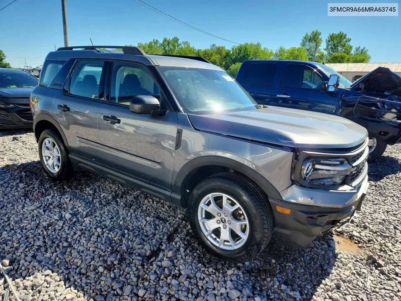 2021 Ford Bronco Sport VIN: 3FMCR9A66MRA63745 Lot: 55807336