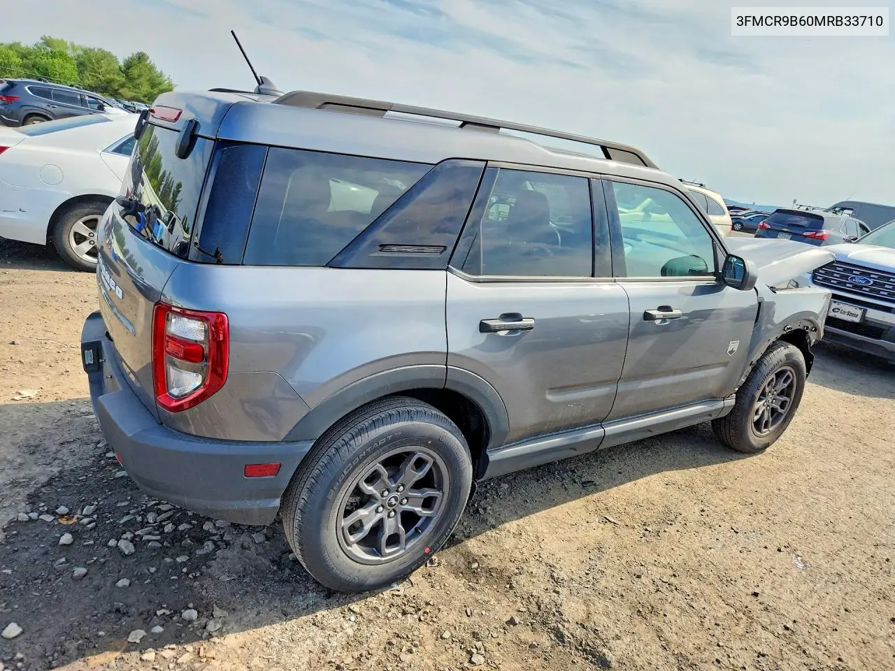 2021 Ford Bronco Sport Big Bend VIN: 3FMCR9B60MRB33710 Lot: 56524456