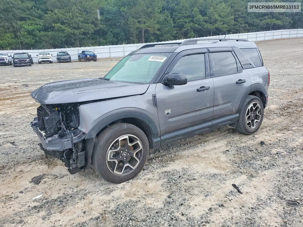 2021 Ford Bronco Sport Big Bend VIN: 3FMCR9B65MRB33153 Lot: 56566036