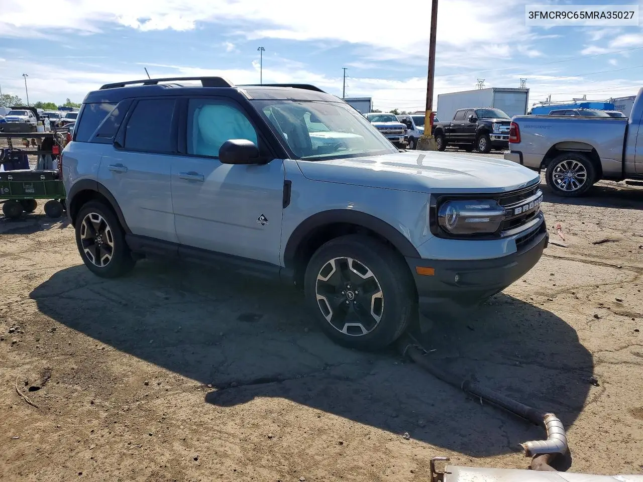 2021 Ford Bronco Sport Outer Banks VIN: 3FMCR9C65MRA35027 Lot: 56680966