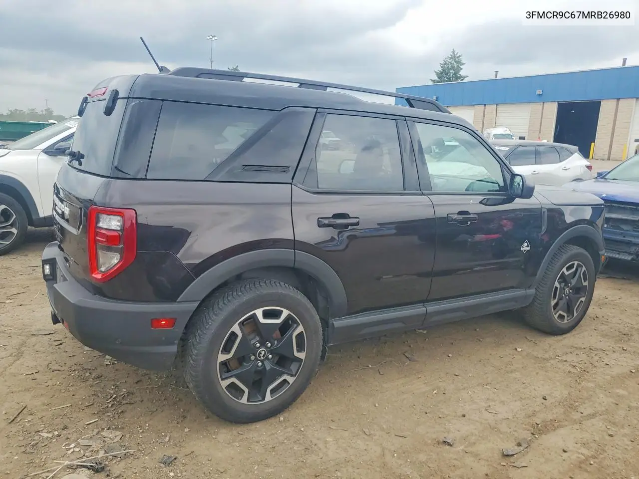 2021 Ford Bronco Sport Outer Banks VIN: 3FMCR9C67MRB26980 Lot: 56698496