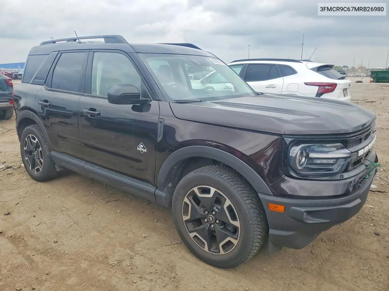 2021 Ford Bronco Sport Outer Banks VIN: 3FMCR9C67MRB26980 Lot: 56698496