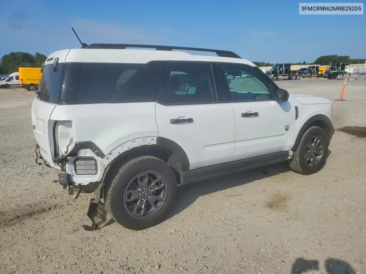 2021 Ford Bronco Sport Big Bend VIN: 3FMCR9B62MRB25205 Lot: 56771646