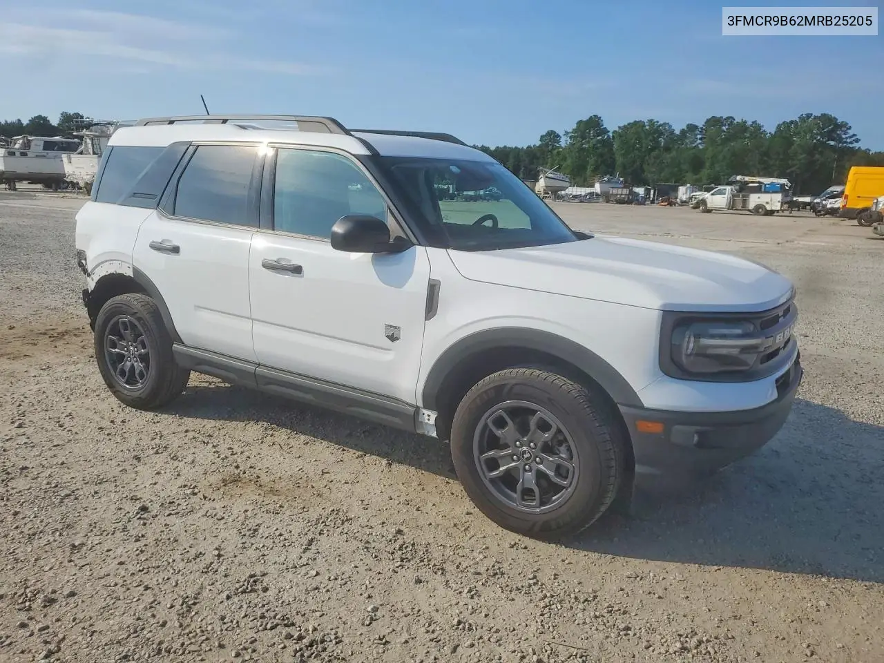 2021 Ford Bronco Sport Big Bend VIN: 3FMCR9B62MRB25205 Lot: 56771646