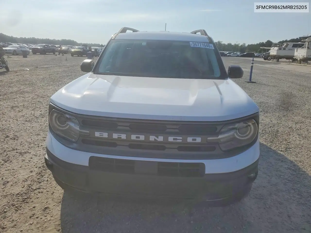2021 Ford Bronco Sport Big Bend VIN: 3FMCR9B62MRB25205 Lot: 56771646