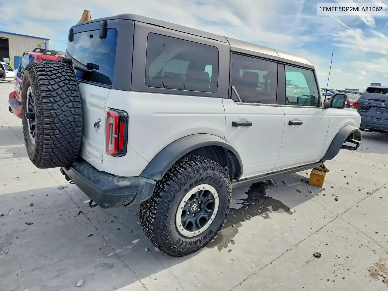 2021 Ford Bronco Base VIN: 1FMEE5DP2MLA81062 Lot: 57133886