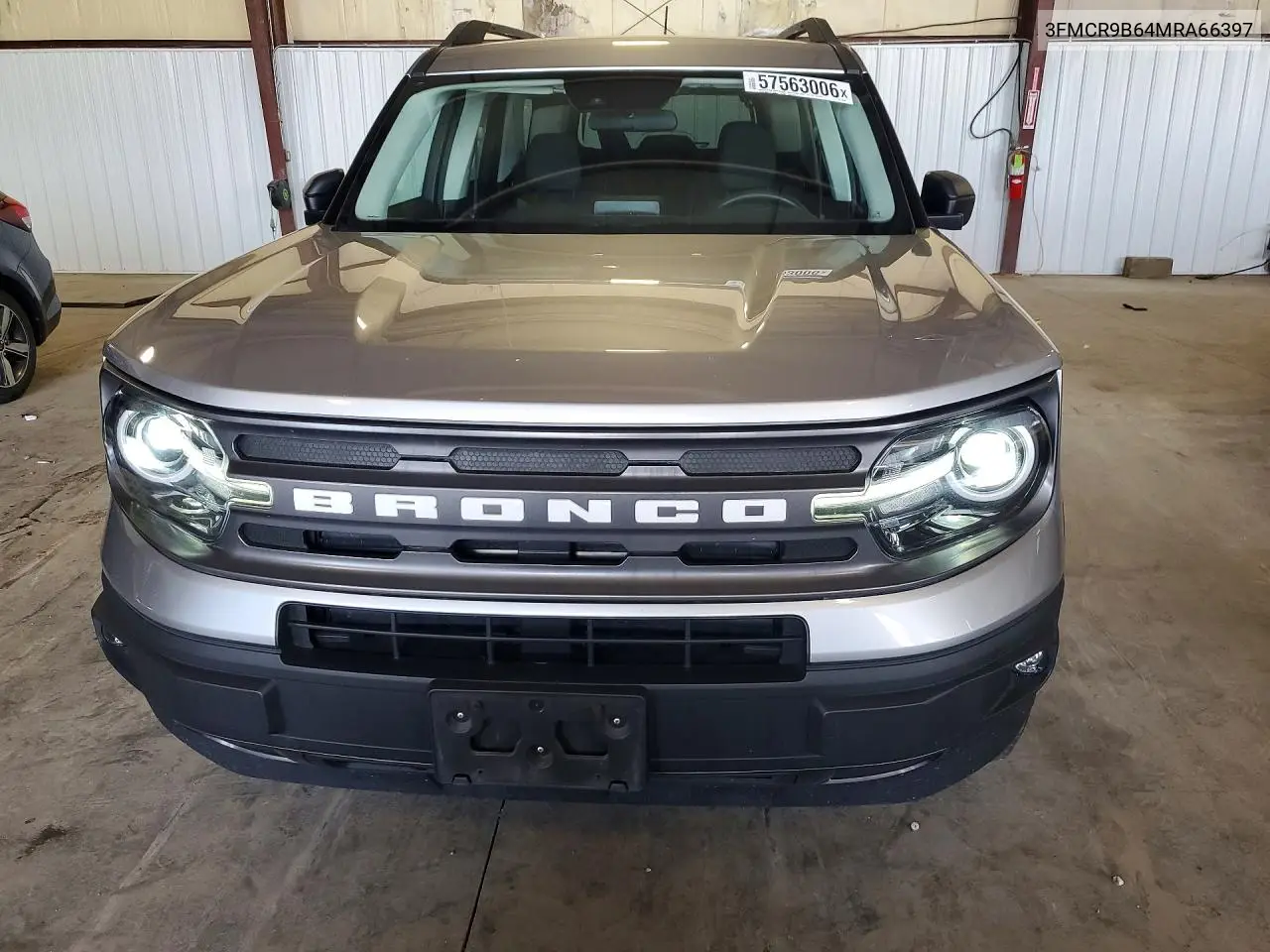 2021 Ford Bronco Sport Big Bend VIN: 3FMCR9B64MRA66397 Lot: 57563006