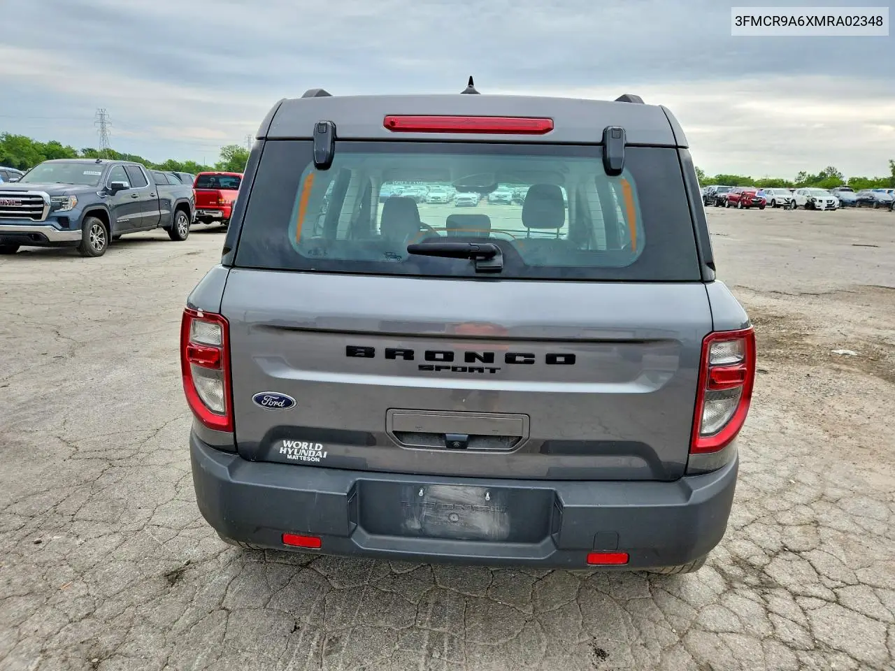 2021 Ford Bronco Sport VIN: 3FMCR9A6XMRA02348 Lot: 57770826