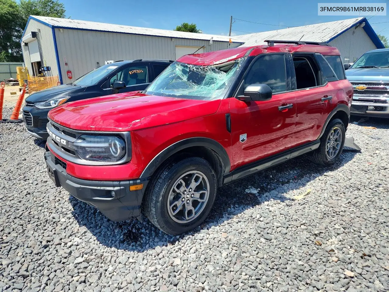 2021 Ford Bronco Sport Big Bend VIN: 3FMCR9B61MRB38169 Lot: 58079766