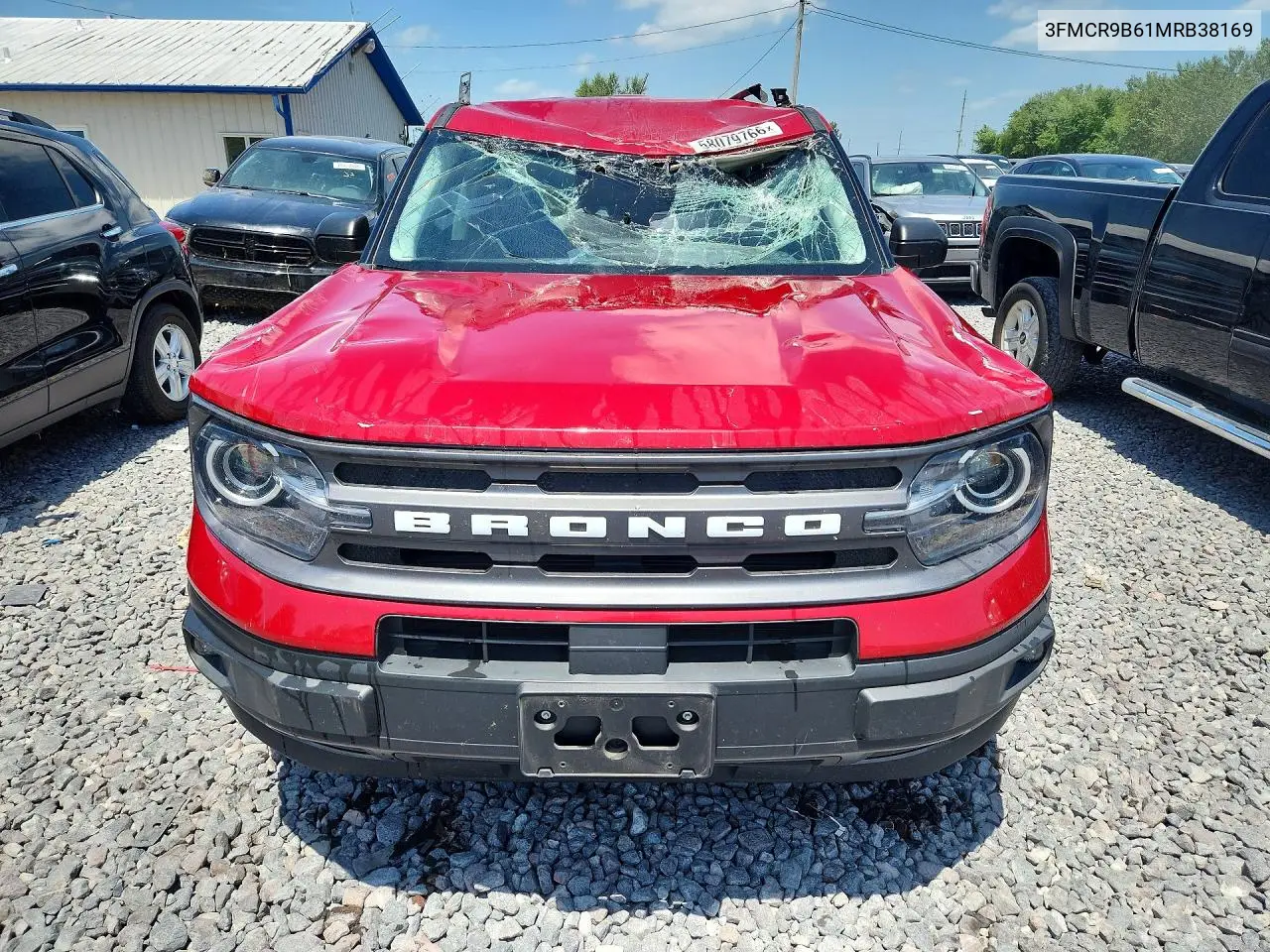 2021 Ford Bronco Sport Big Bend VIN: 3FMCR9B61MRB38169 Lot: 58079766