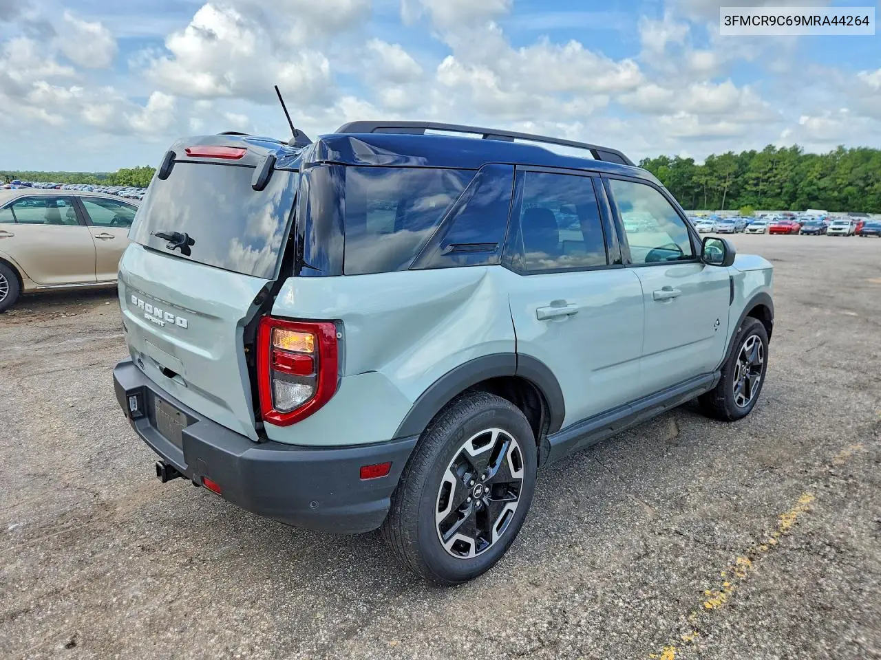 2021 Ford Bronco Sport Outer Banks VIN: 3FMCR9C69MRA44264 Lot: 58199986