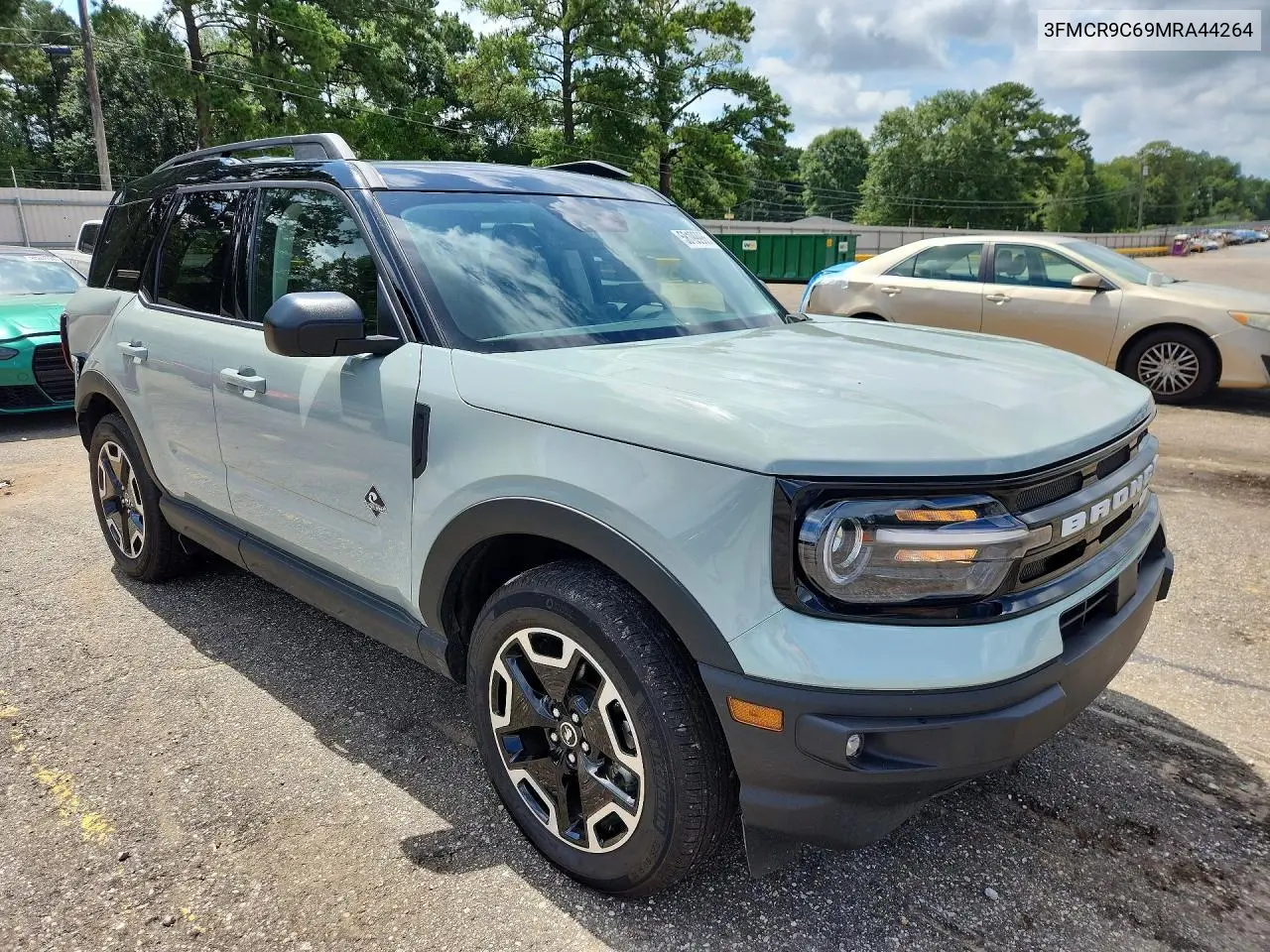 2021 Ford Bronco Sport Outer Banks VIN: 3FMCR9C69MRA44264 Lot: 58199986