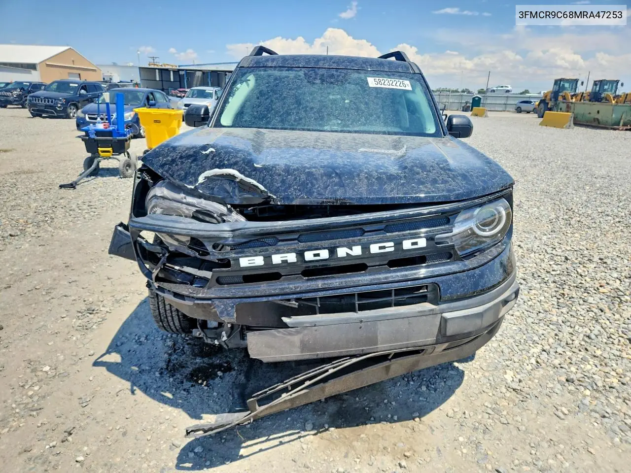 2021 Ford Bronco Sport Outer Banks VIN: 3FMCR9C68MRA47253 Lot: 58232226