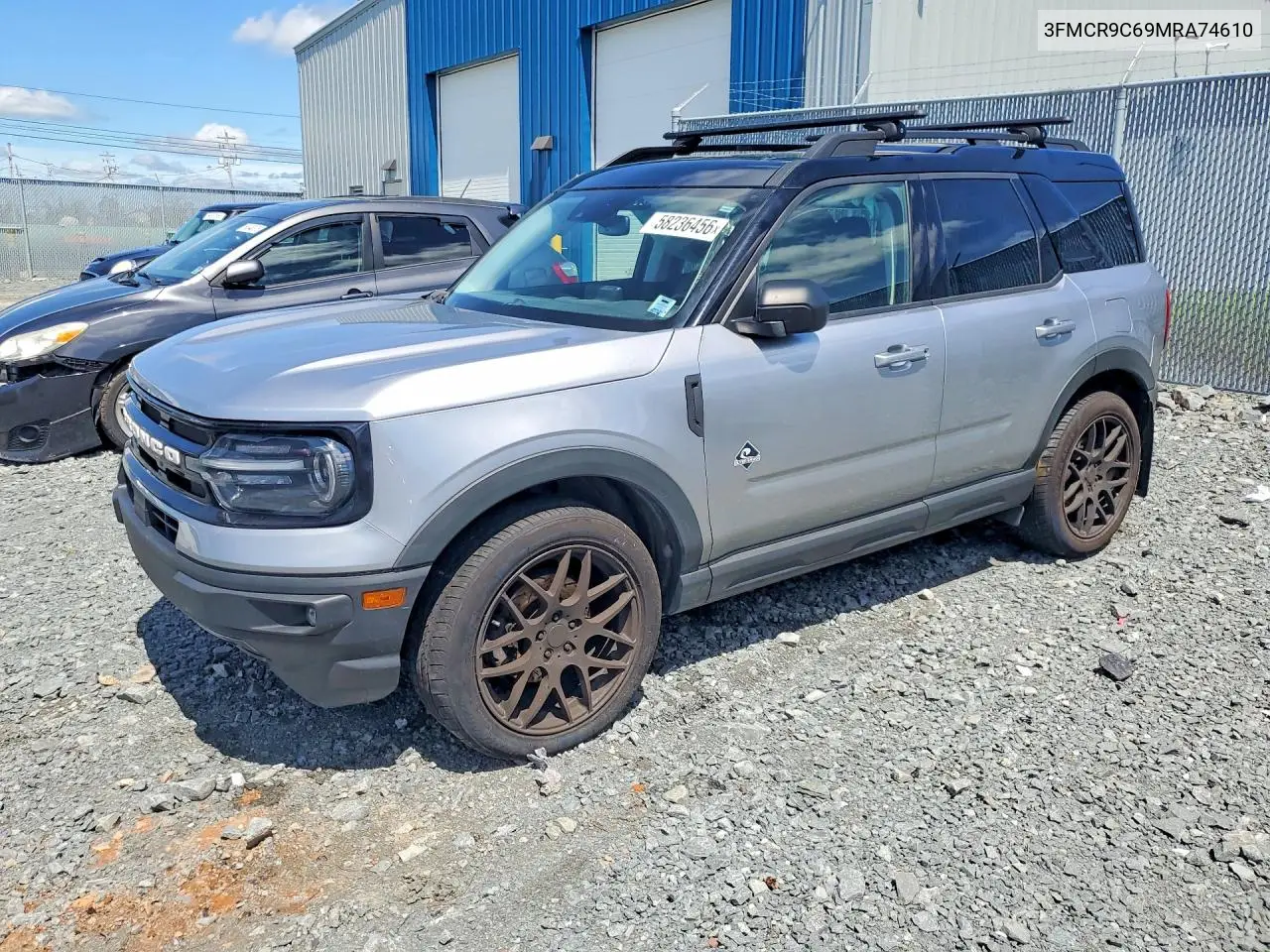2021 Ford Bronco Sport Outer Banks VIN: 3FMCR9C69MRA74610 Lot: 58236456