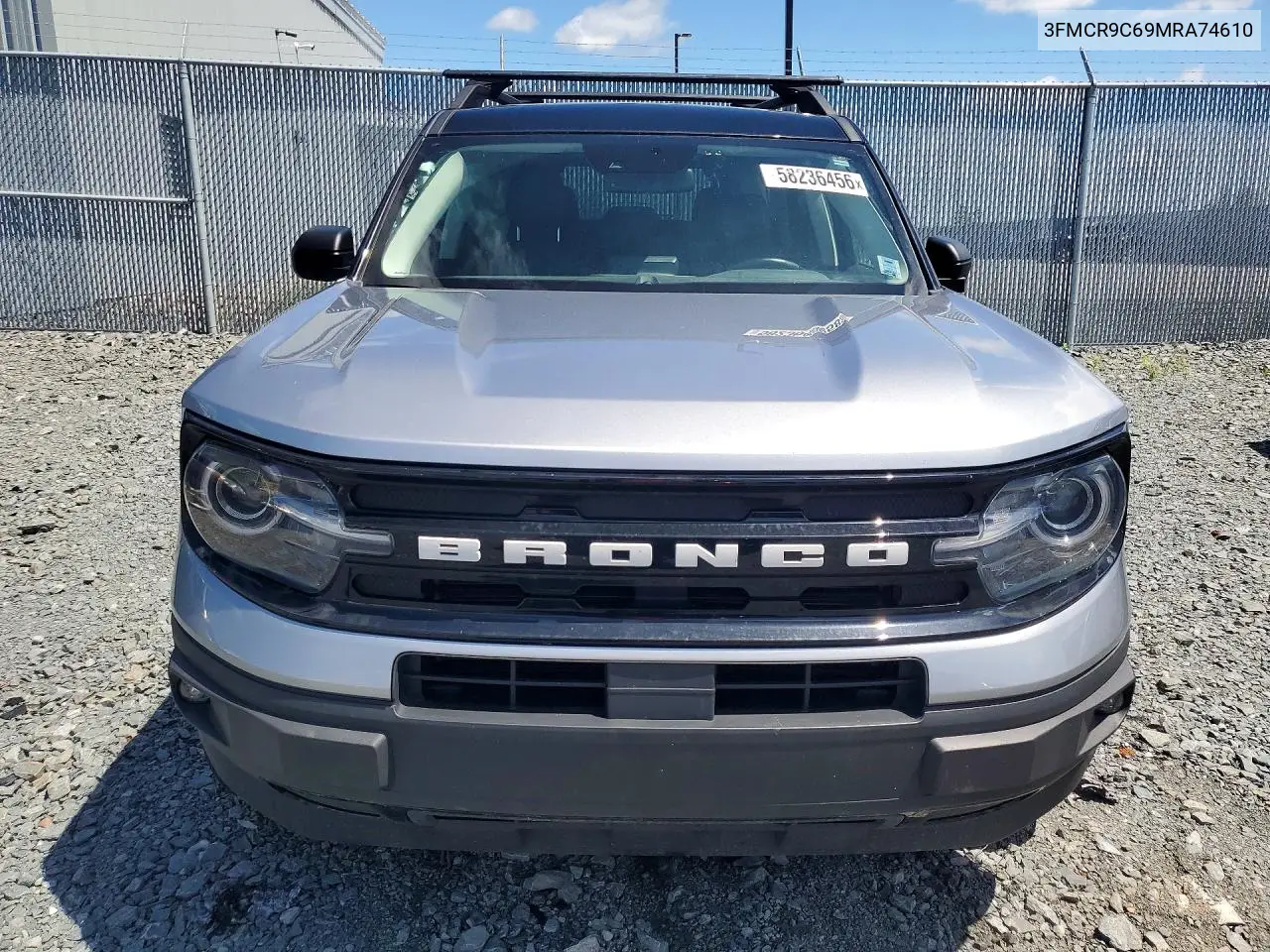 2021 Ford Bronco Sport Outer Banks VIN: 3FMCR9C69MRA74610 Lot: 58236456