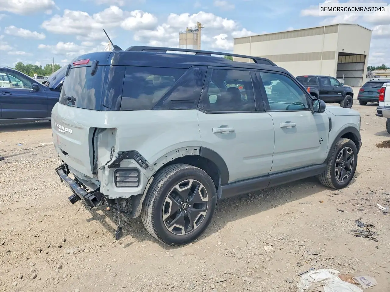 2021 Ford Bronco Sport Outer Banks VIN: 3FMCR9C60MRA52043 Lot: 58329586