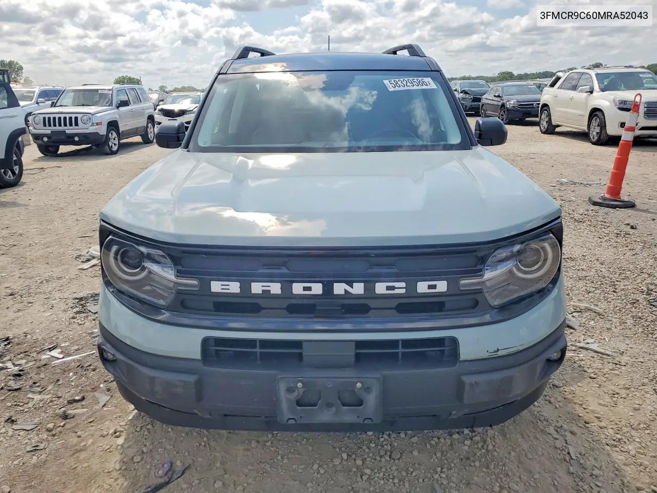 2021 Ford Bronco Sport Outer Banks VIN: 3FMCR9C60MRA52043 Lot: 58329586