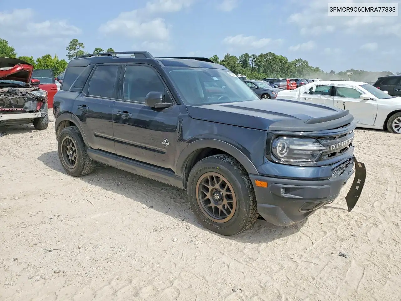 2021 Ford Bronco Sport Outer Banks VIN: 3FMCR9C60MRA77833 Lot: 58539626