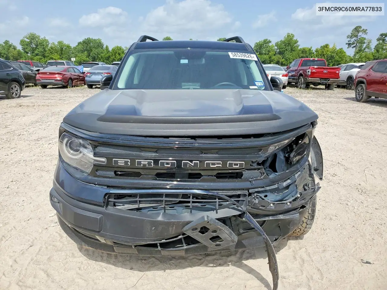 2021 Ford Bronco Sport Outer Banks VIN: 3FMCR9C60MRA77833 Lot: 58539626